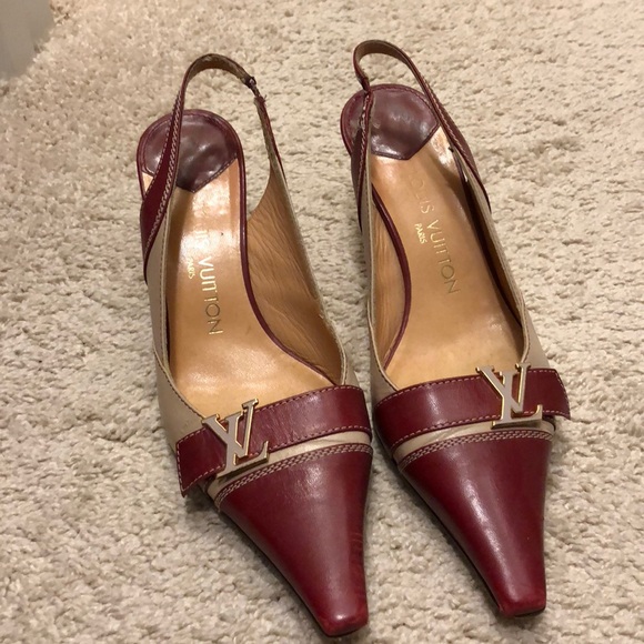 louis vuitton low heels
